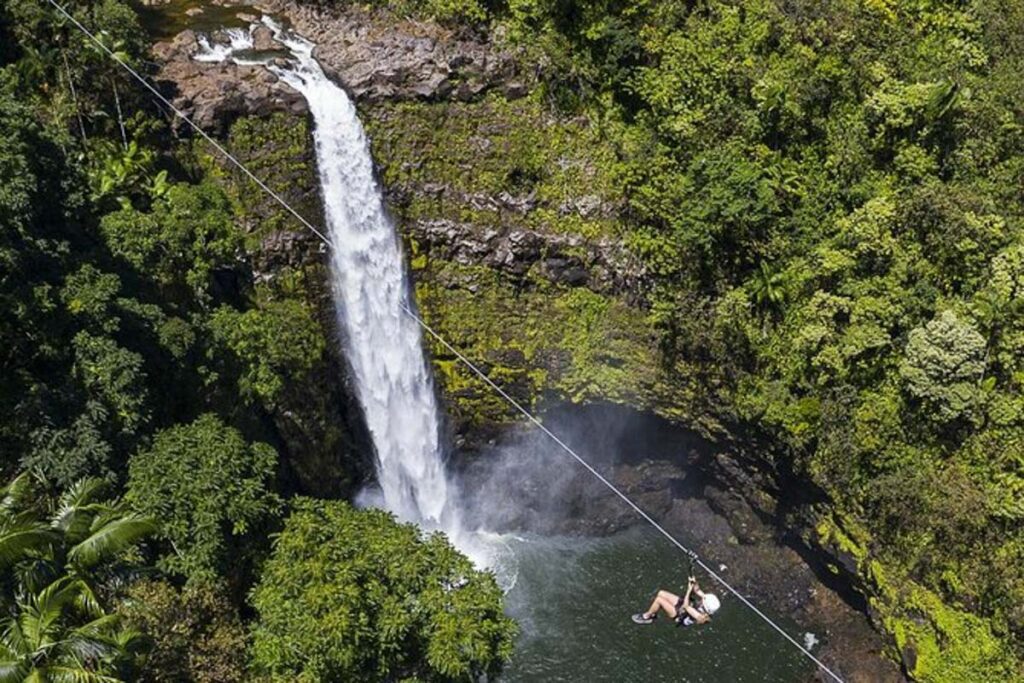 Zipline Over KoleKole Falls (Viator)