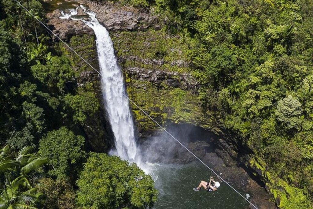 Zipline Over KoleKole Falls (Viator)