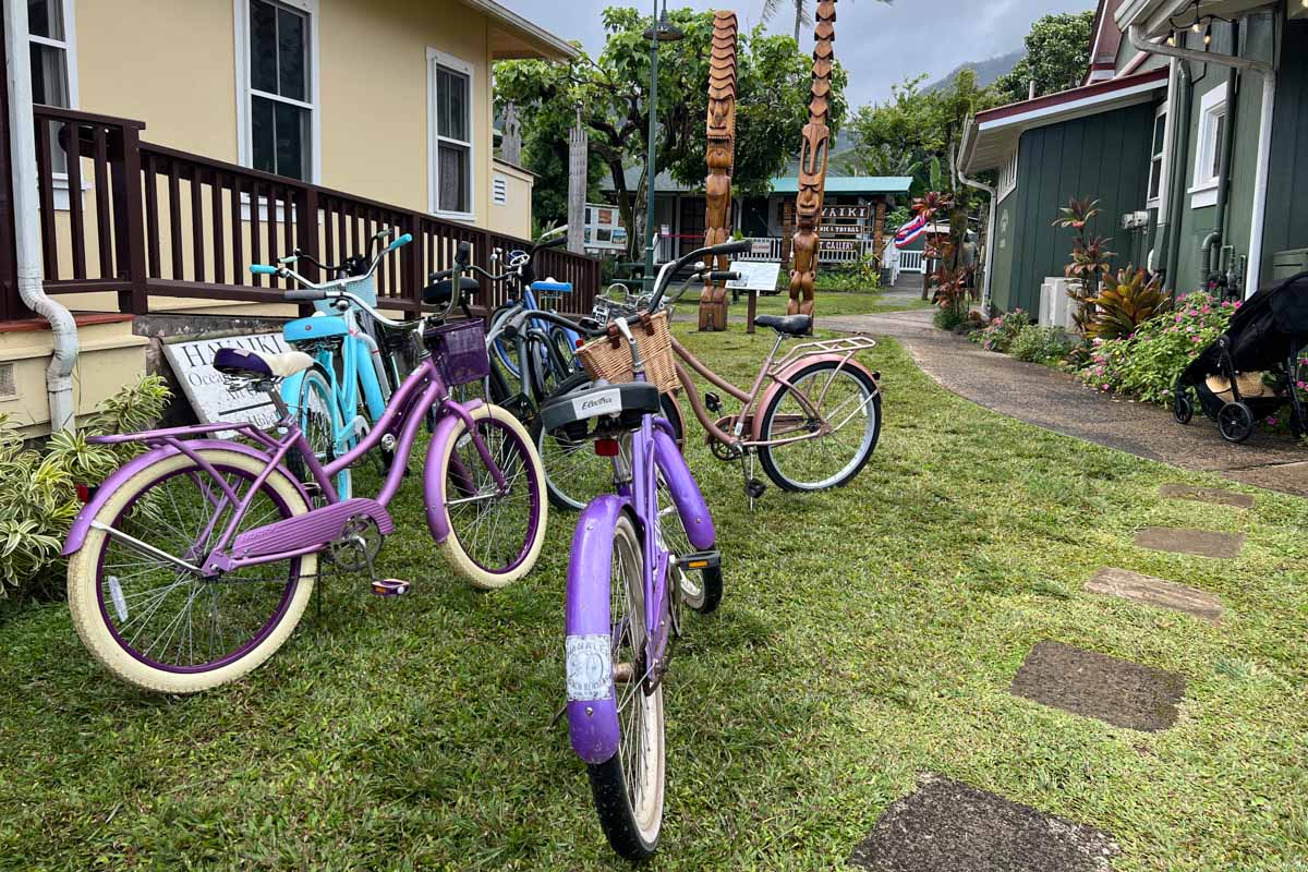 bikes in Kauai Hawaii