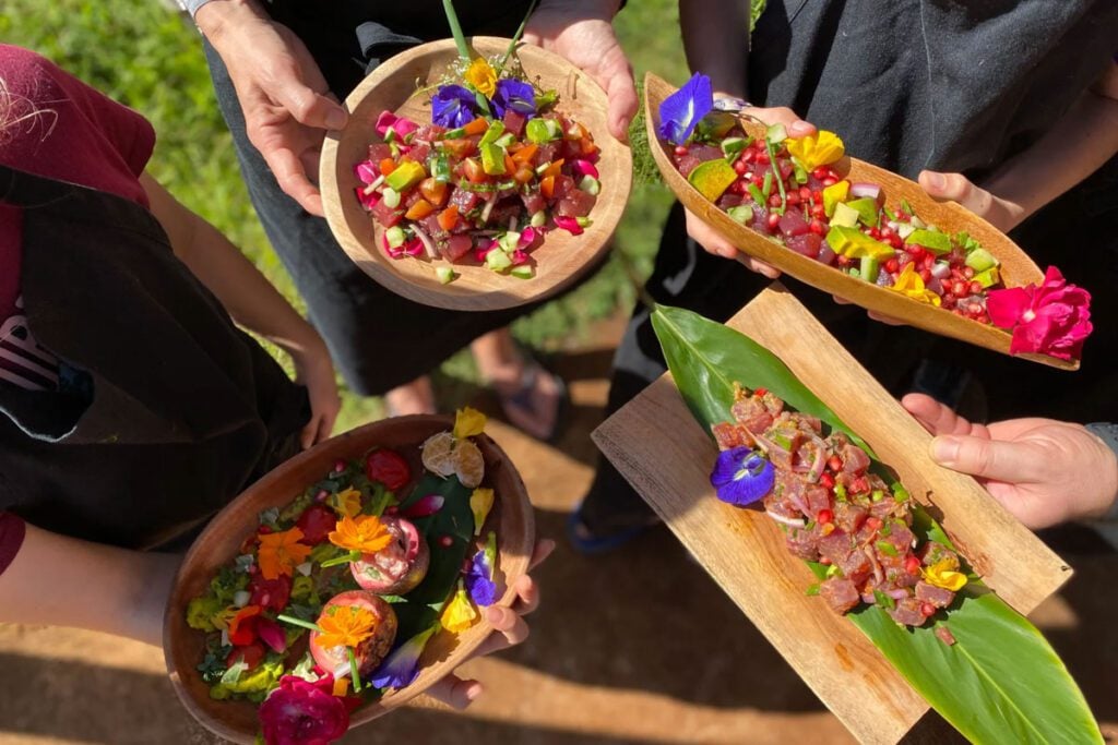 poke making class (The Hometead Kauai)