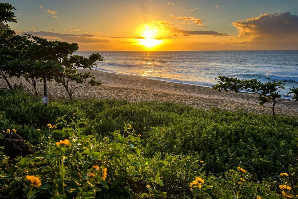 sunset Kauai Hawaii