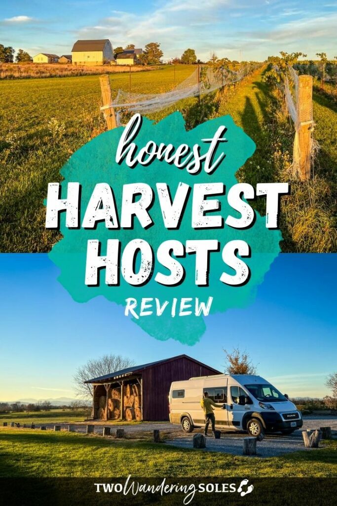 Harvest Hosts review Pinterest
