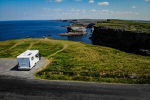 Kilkee Cliffs Ireland campervan