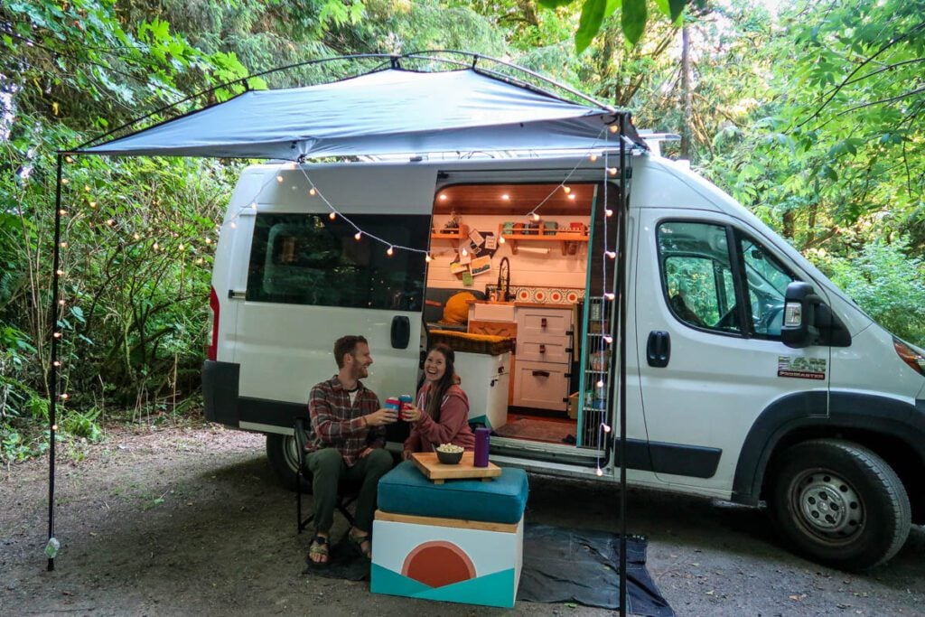 Moon Shade Campervan awning camping-9