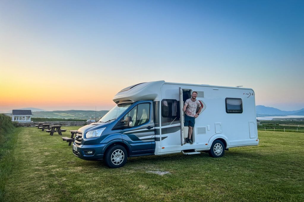 Ring of Kerry Ireland campervan