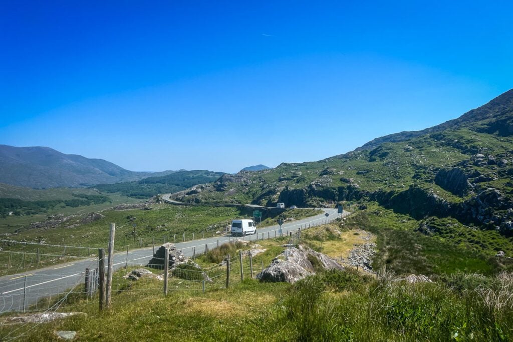 Ring of Kerry Ireland campervan