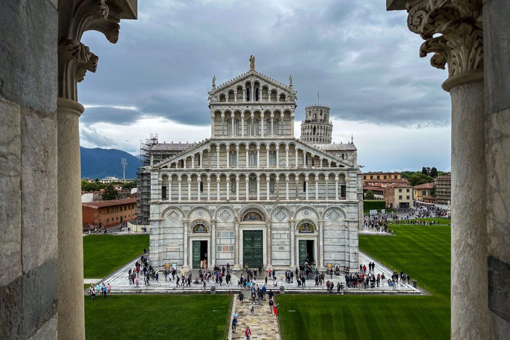 View of the cathedral Pisa Italy 2