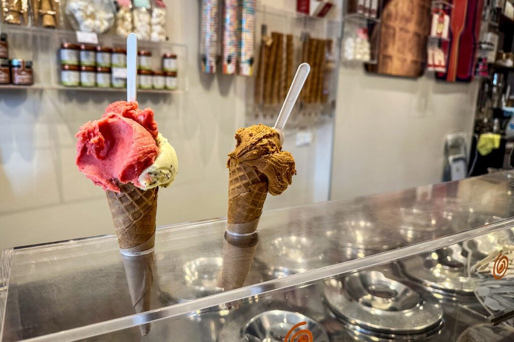gelato in Pisa Italy