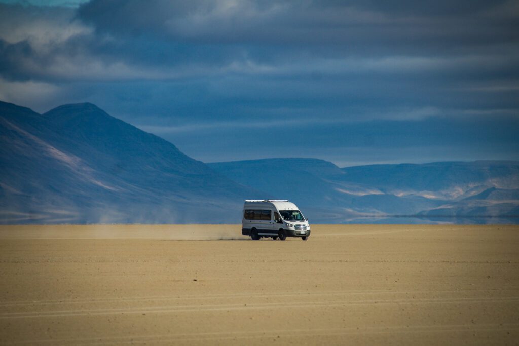Alvord Desert Oregon campervan