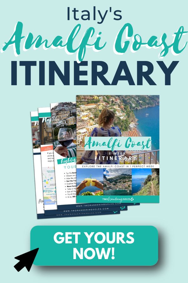 Amalfi Coast Itinerary mobile banner