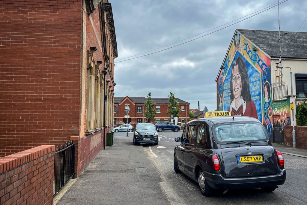 Belfast black taxi