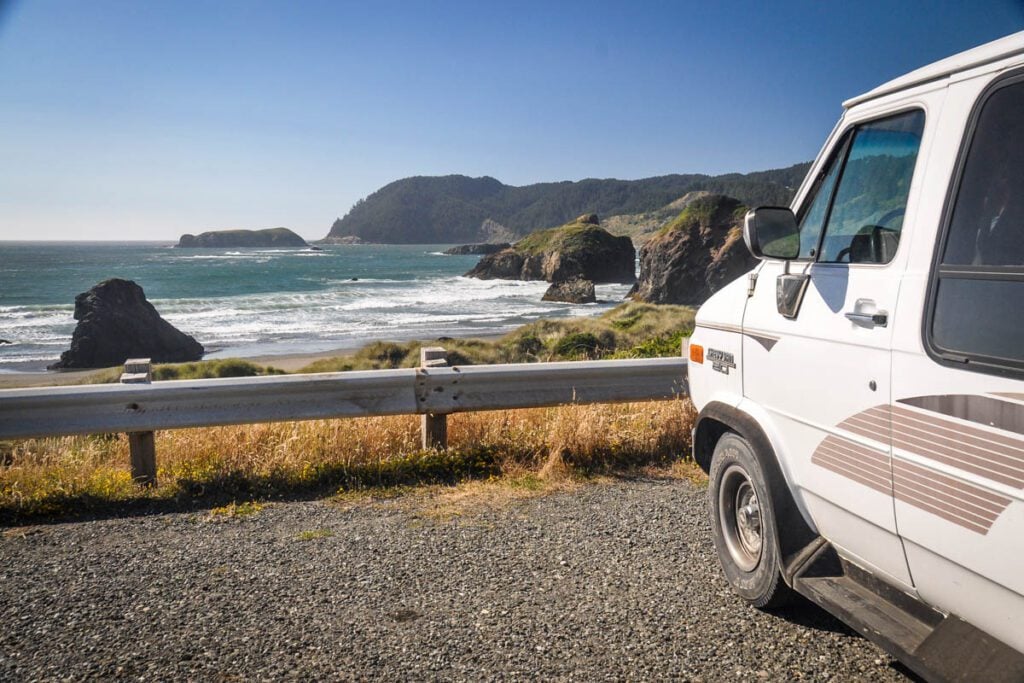 Oregon Coast campervan