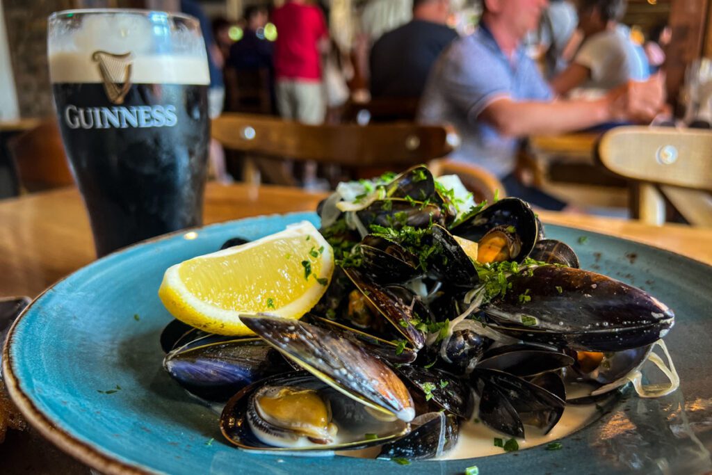 Ireland mussels & Guinness