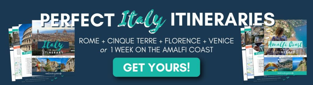 Italy Itineraries banner