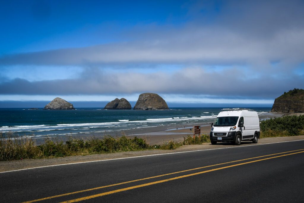 Oregon Coast campervan