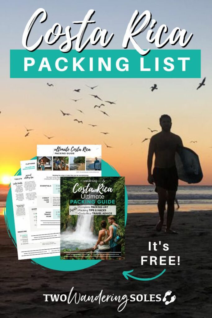 Costa Rica Packing List Opt-in Pinterest