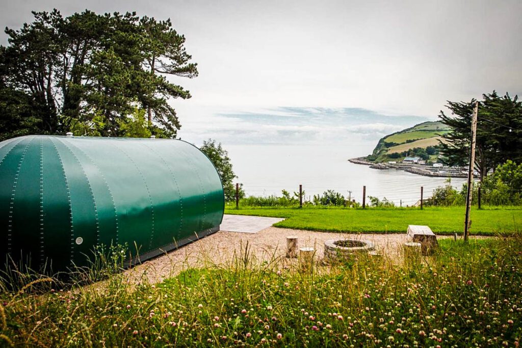 Further Space at Glenarm Castle Ireland glamping