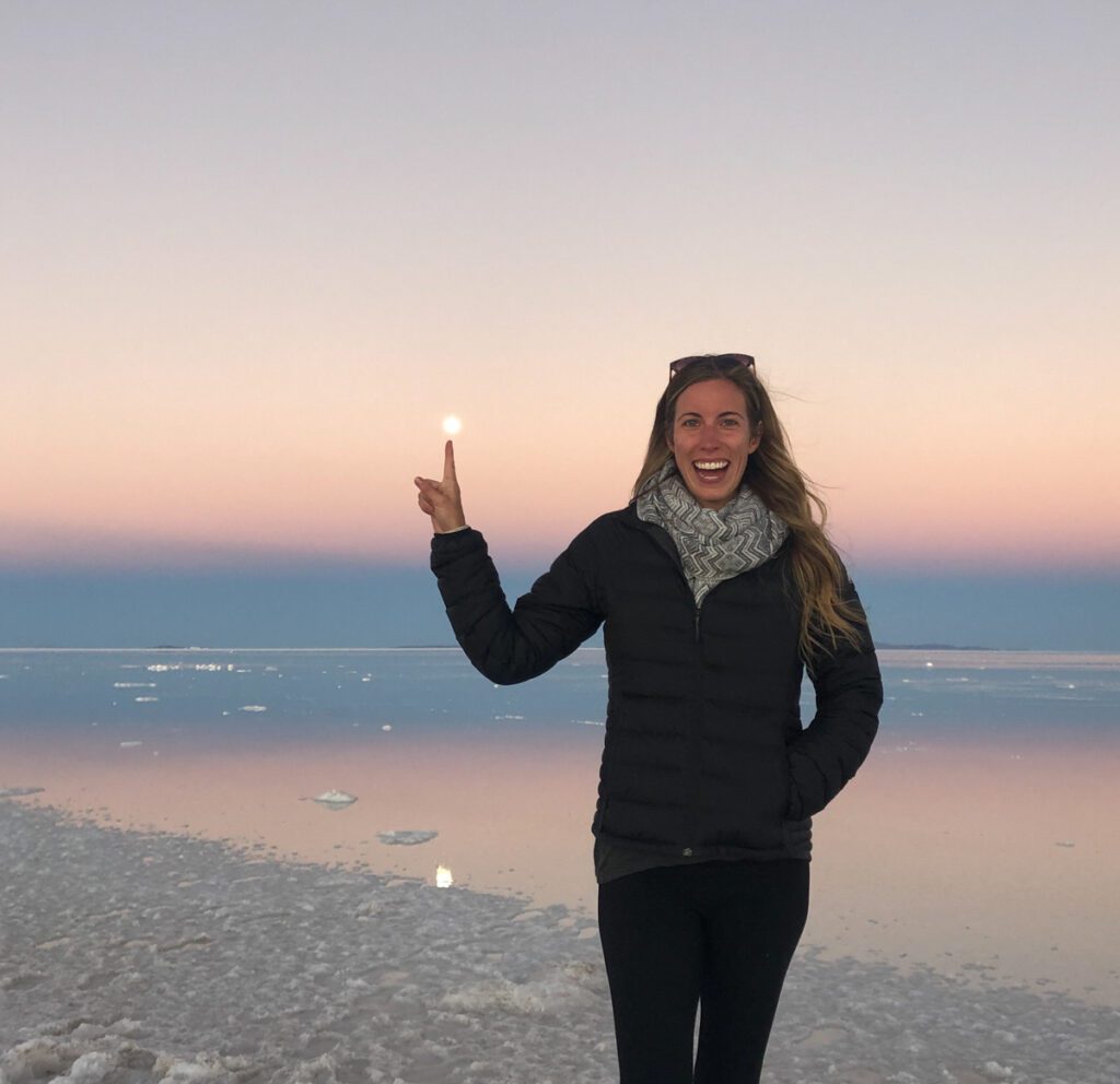 Amanda Pointer Salt Flats Bolivia
