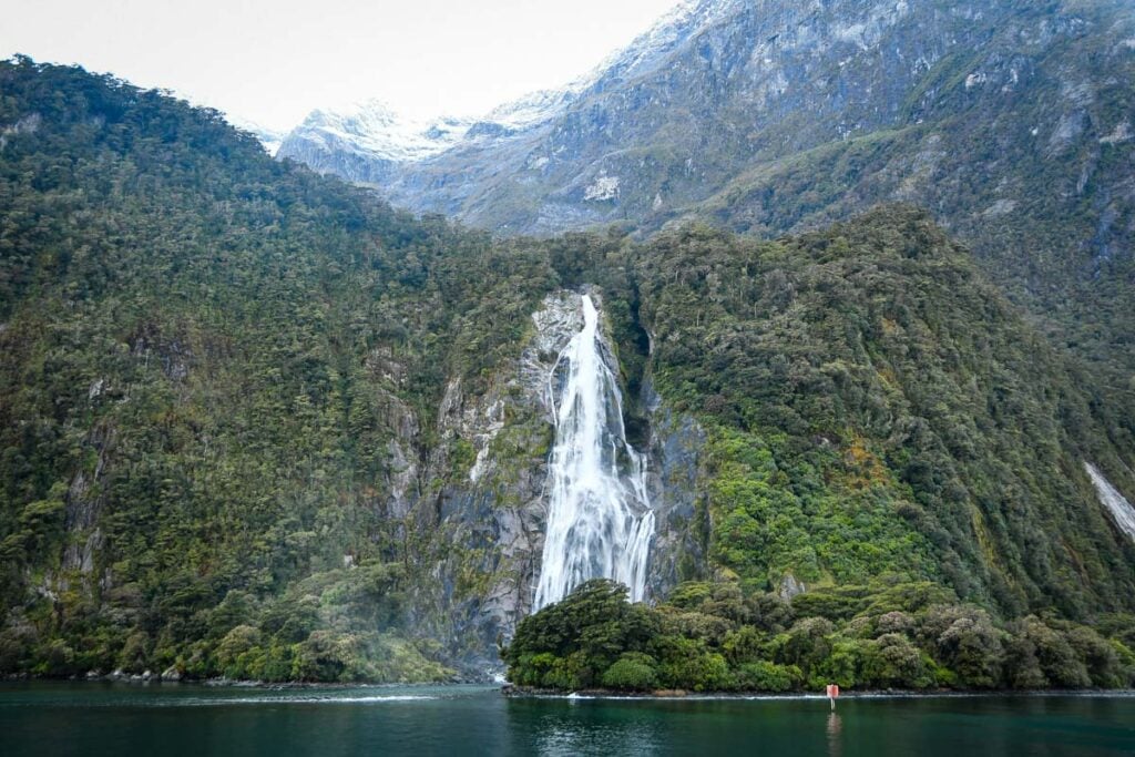 Bowen Falls Milford Sound New Zealand