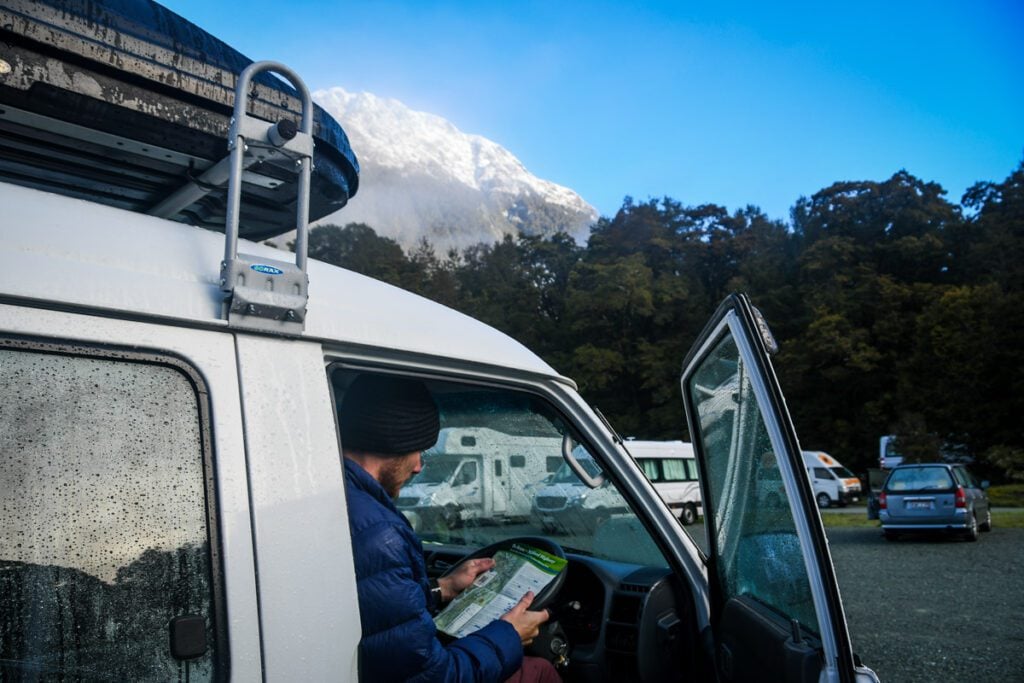 Camping Milford Sound New Zealand