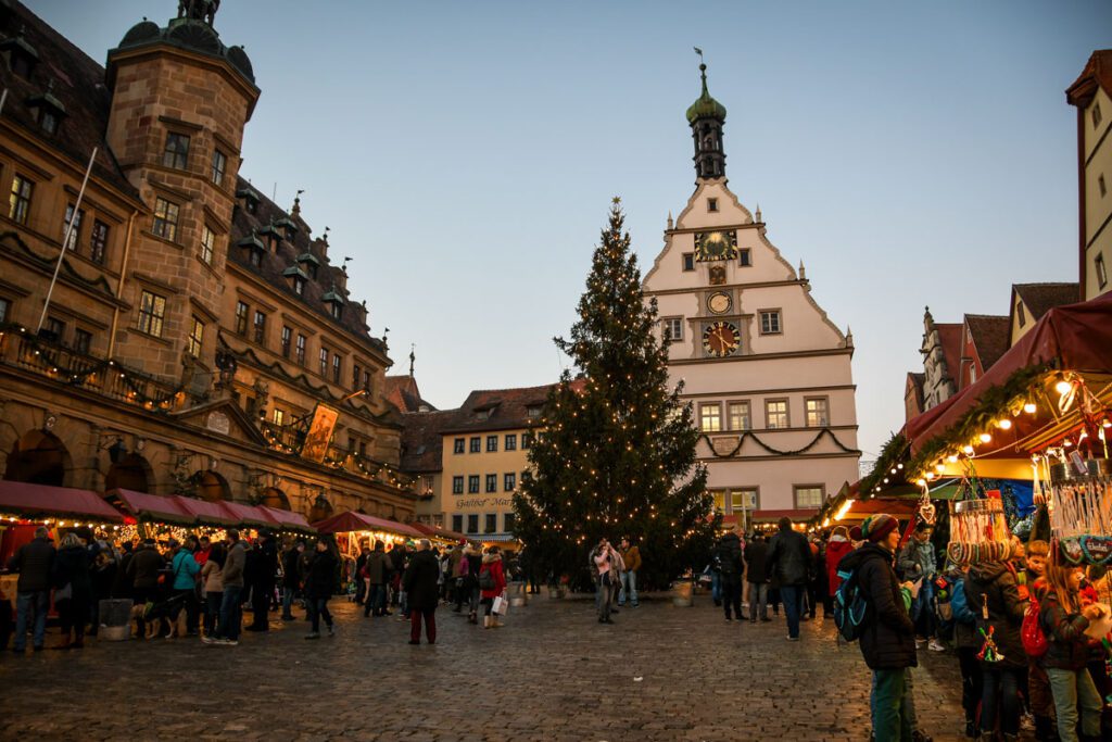 Rothenburg ob der Tauber, Germany Christmas market