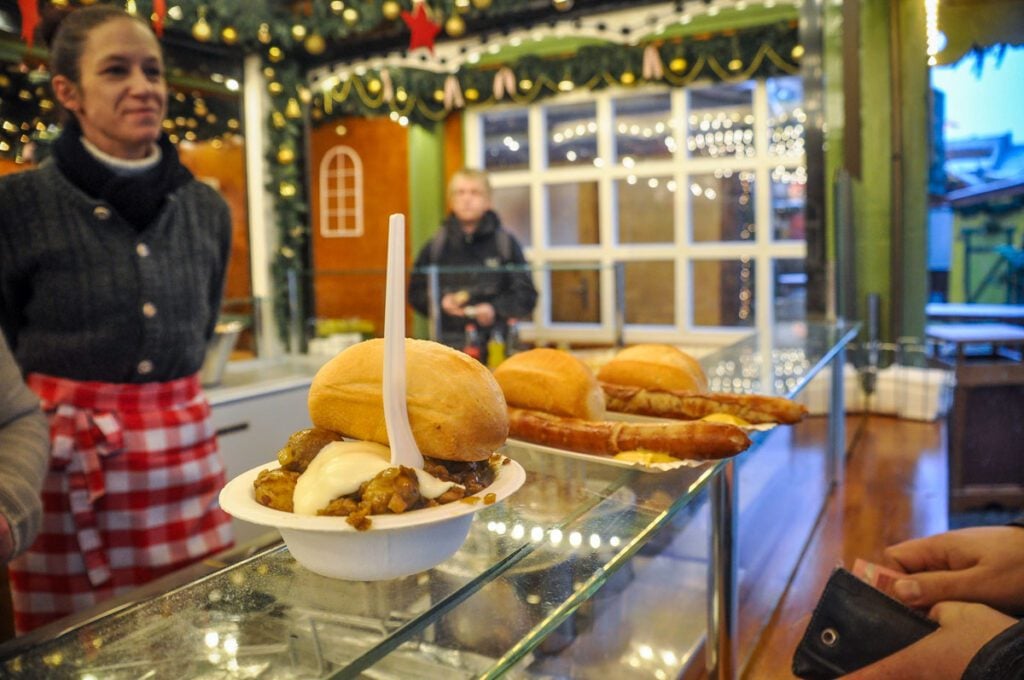 Christmas market foods