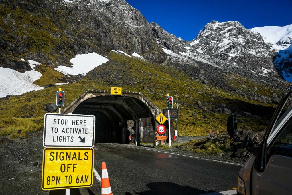 Homer Tunnel Milford Road New Zealand