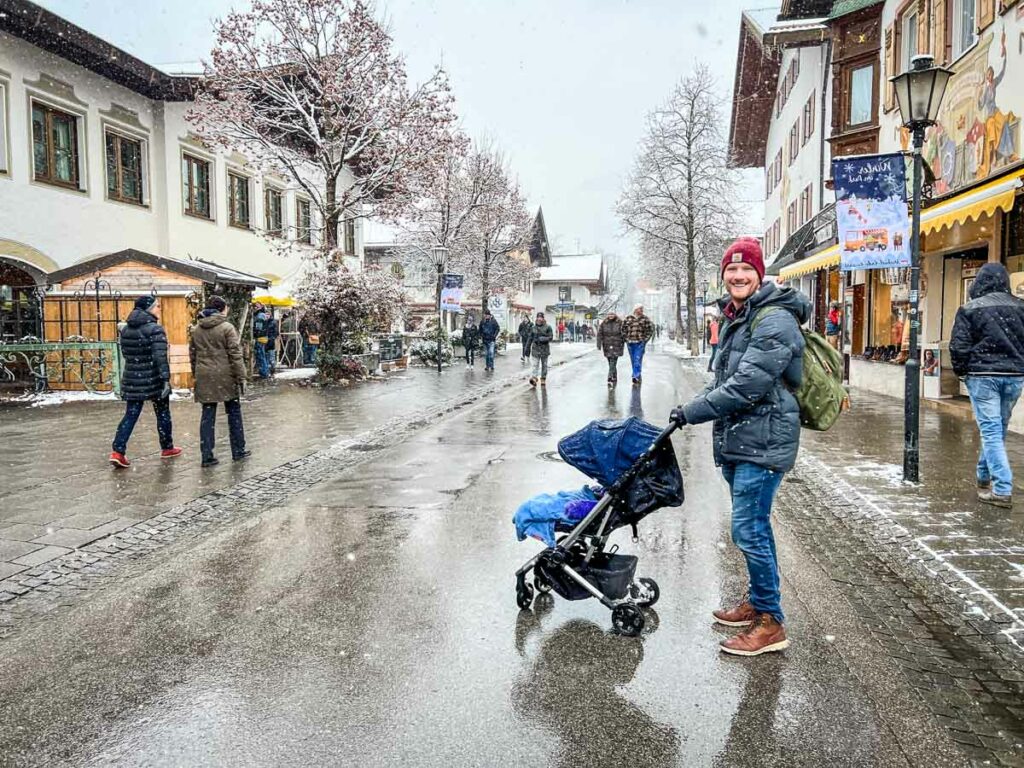Garmisch, Germany in winter