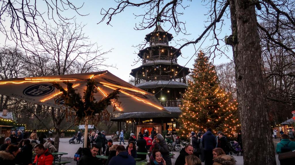 Chinese Pagoda Christmas market