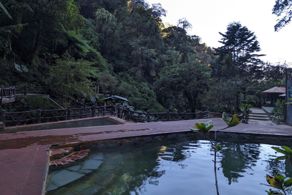 Fuentes Georginas hot springs Guatemala
