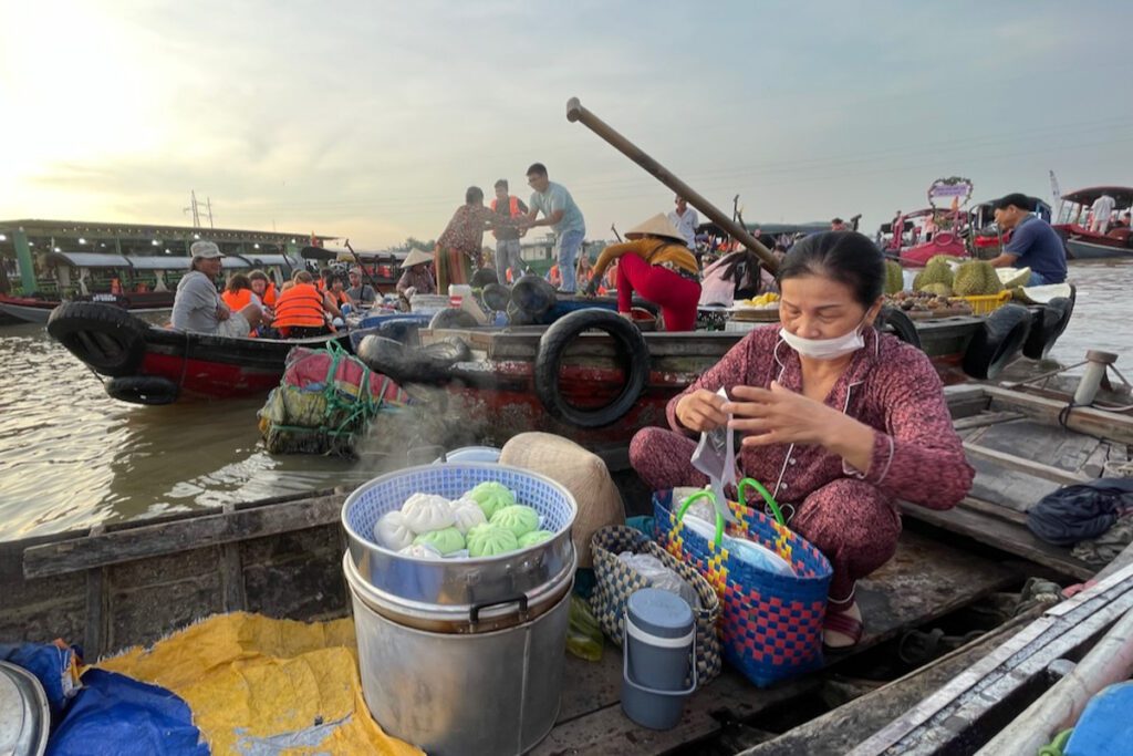 Vietnamese street food | Banh Bao Mekong Delta (Cat Roberts)