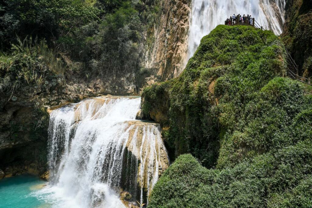 El Chiflon waterfalls Chiapas Mexico