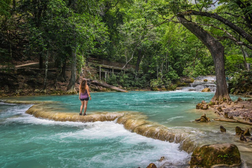 El Chiflon waterfalls Chiapas Mexico