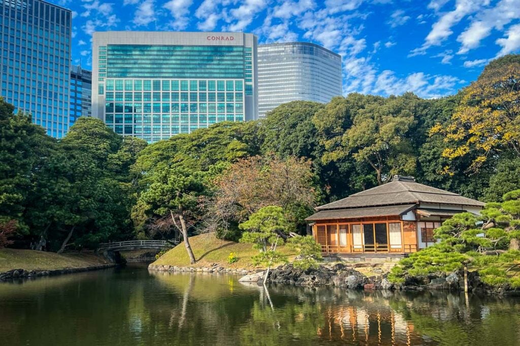 Hamarikyu Garden Tokyo Japan