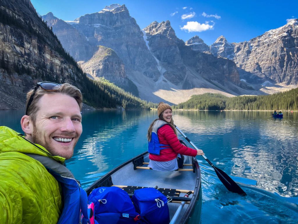 Moraine Lake Canoeing Canada