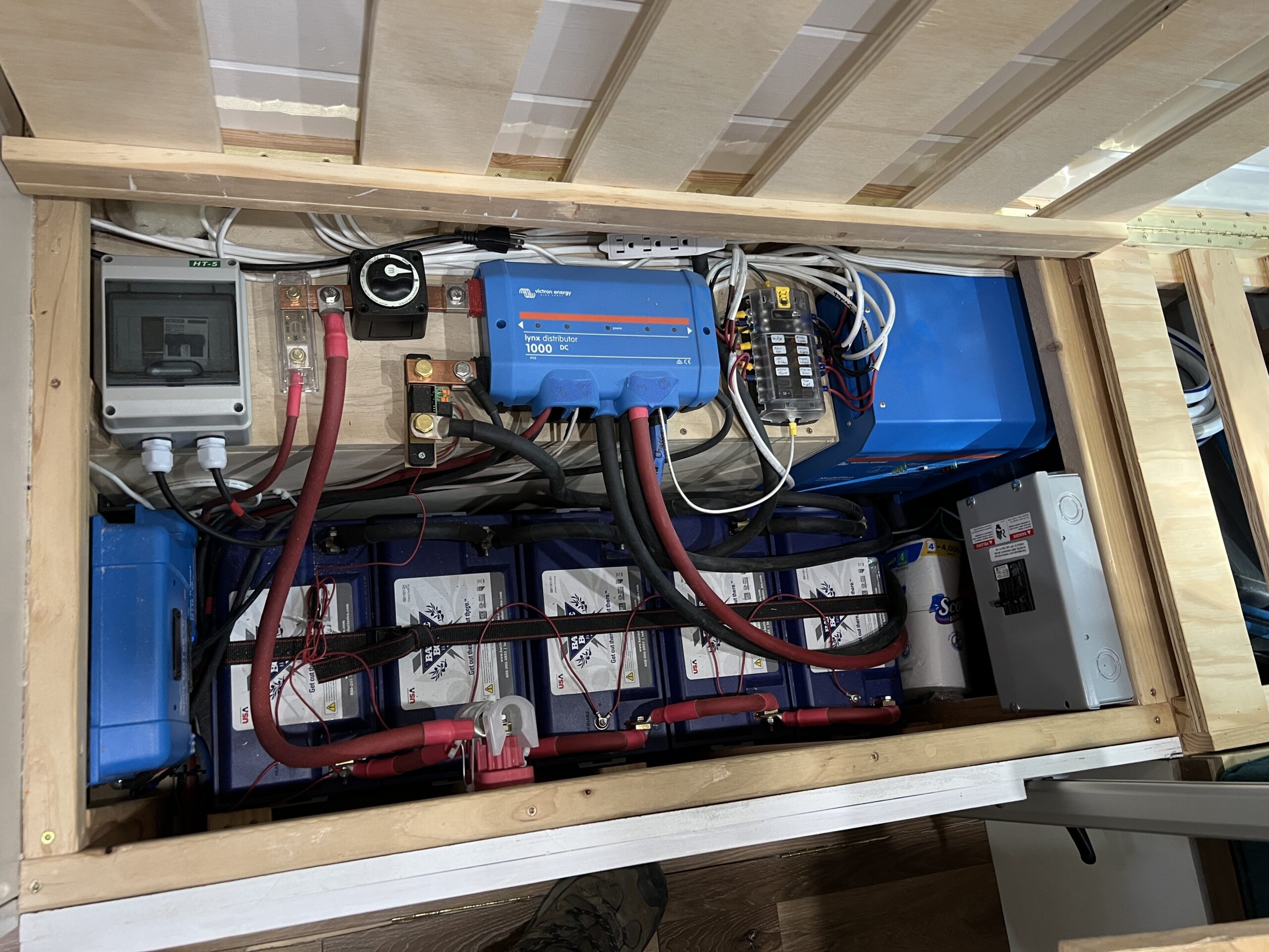 Campervan Electrical System Battle Born Batteries