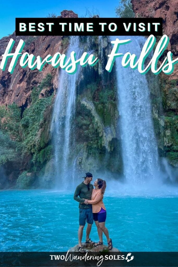 Best time to visit Havasu Falls (Pin D)