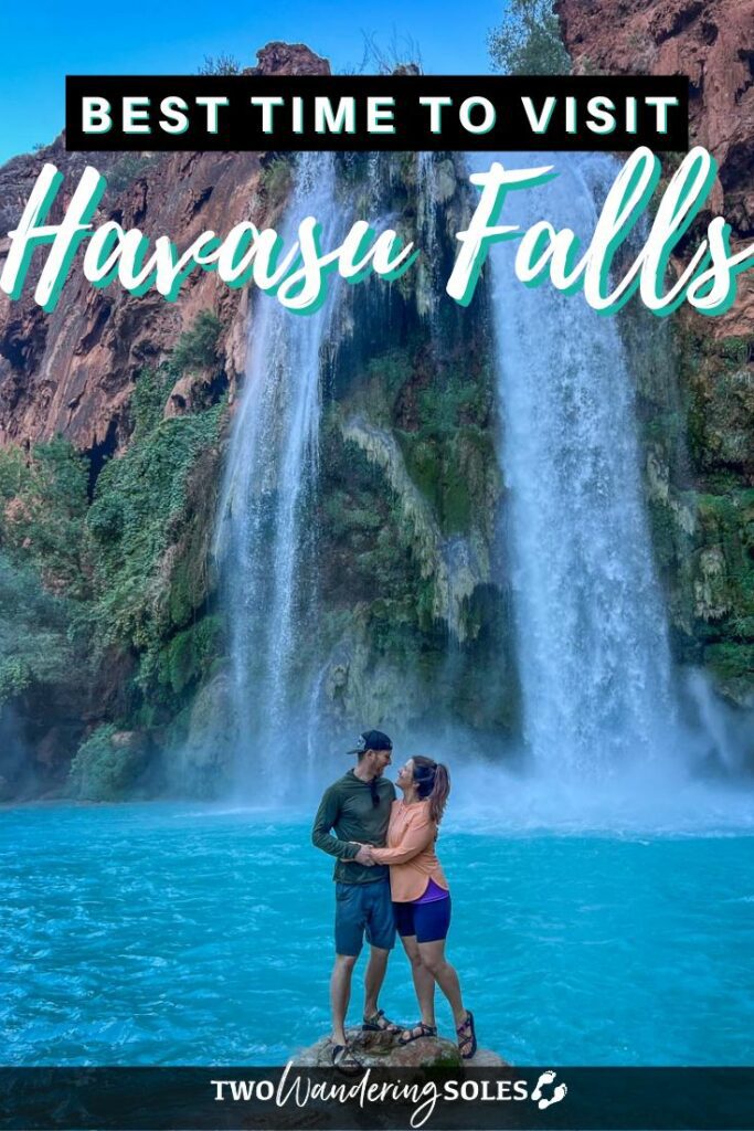 Best time to visit Havasu Falls (Pin D)