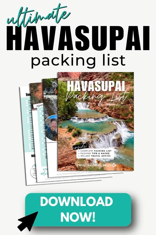 Havasupai Packing List Mobile Banner