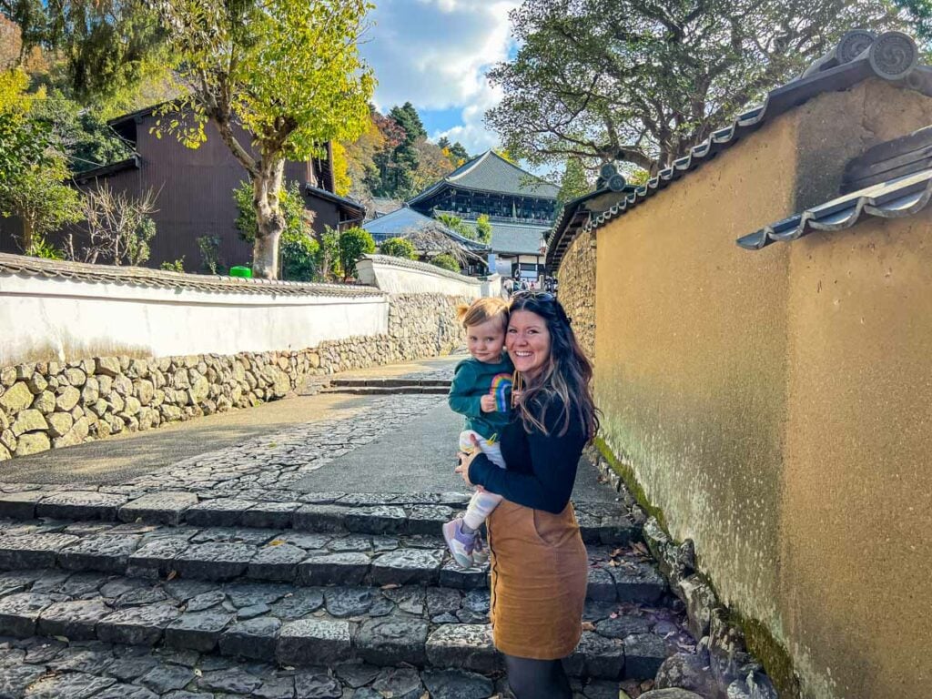 Todai-ji Urasando historic street Nara Japan