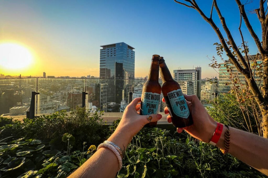 Shibuya Tokyo Japan rooftop bar