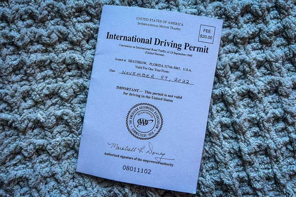 International Driver's Permit IDP