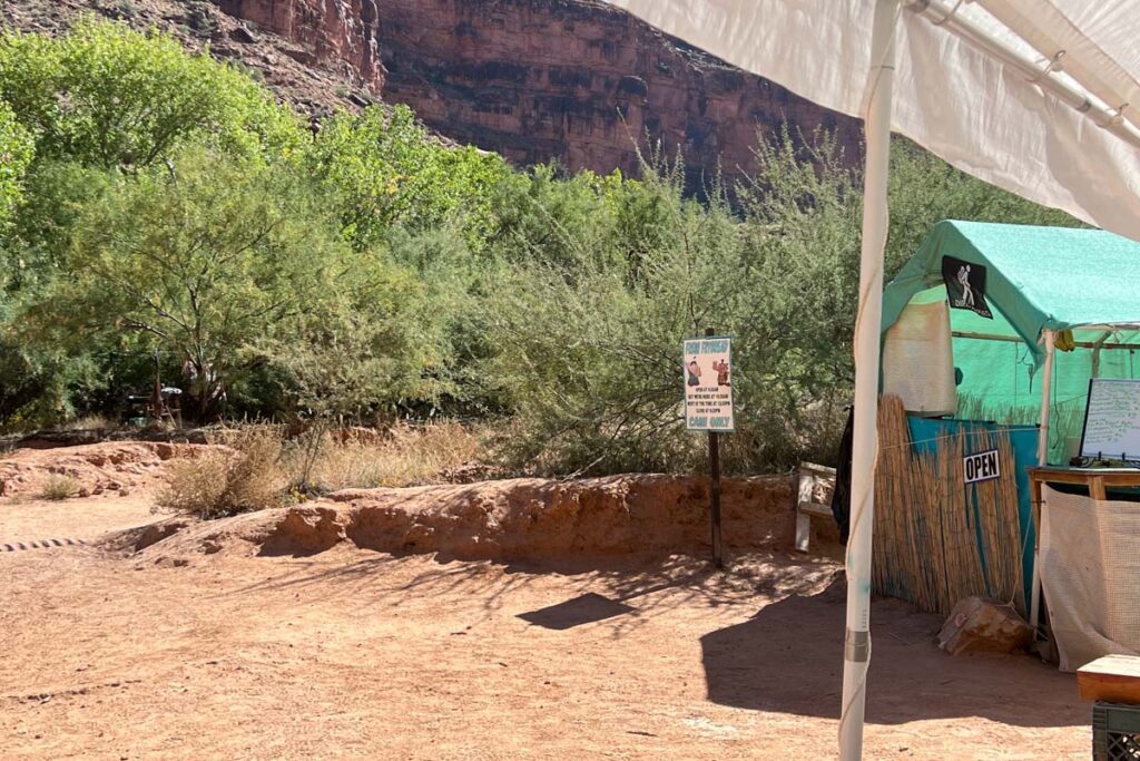 Fry bread Havasu Falls Hike Havasupai Arizona USA