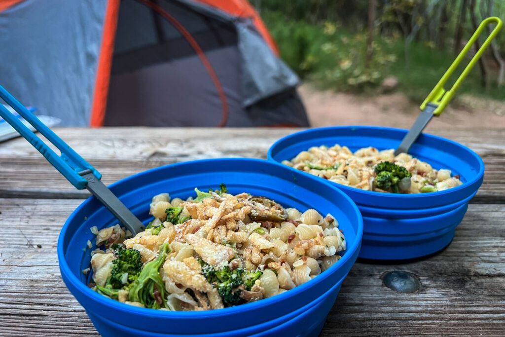 Dehydrated meals Havasu Falls hike Havasupai Arizona USA