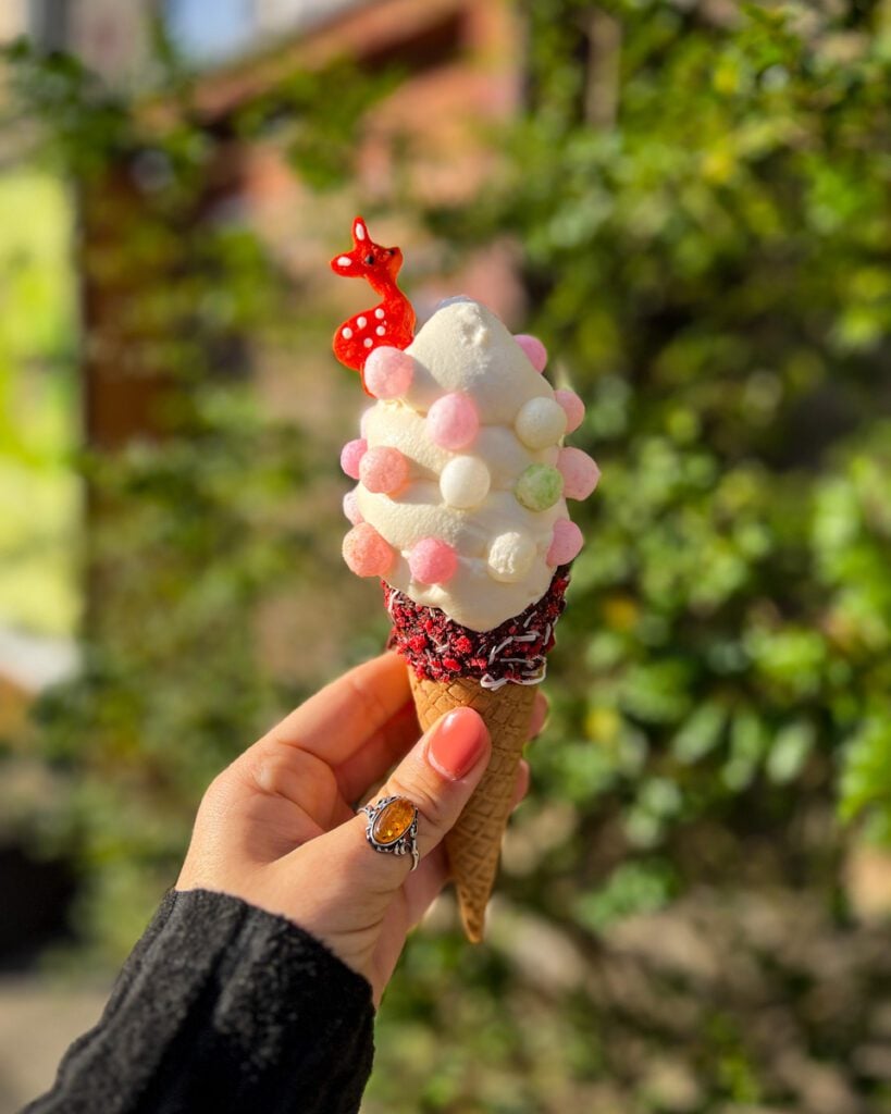 Ice cream Nara Japan