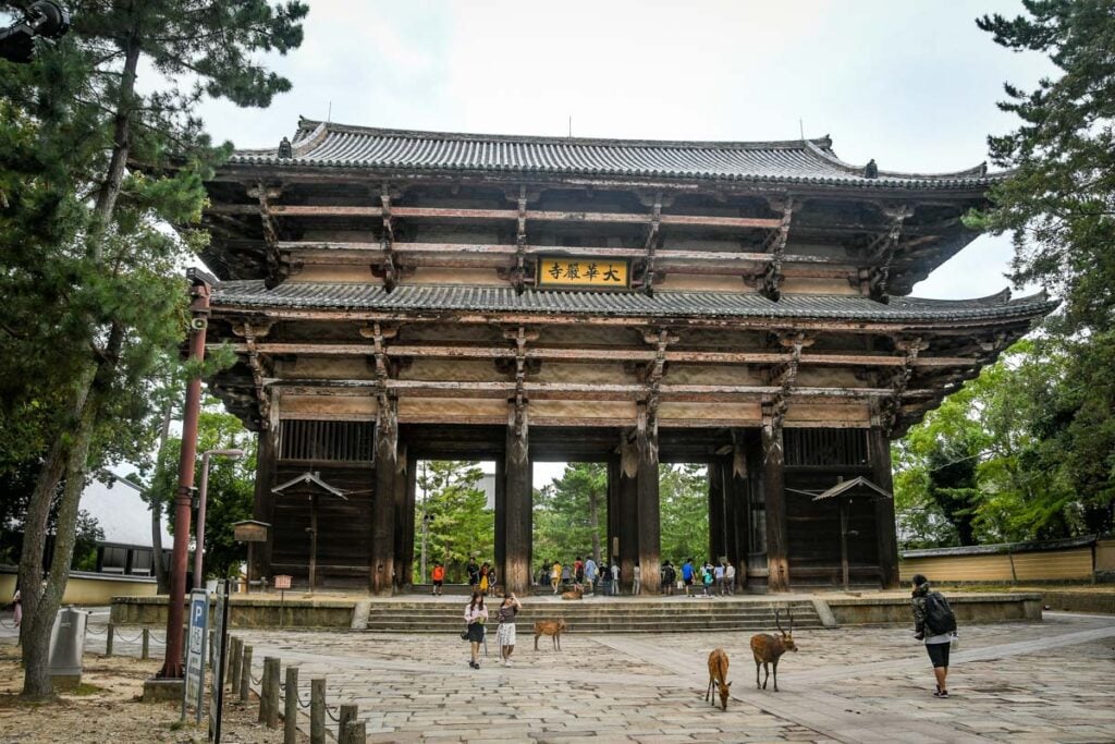 Nandaimon Grand South Gate Nara Japan