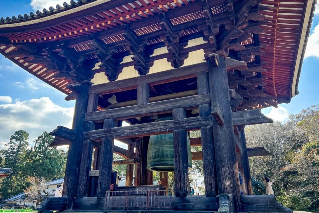 Todai-ji Shoro Bell Tower Nara Japan