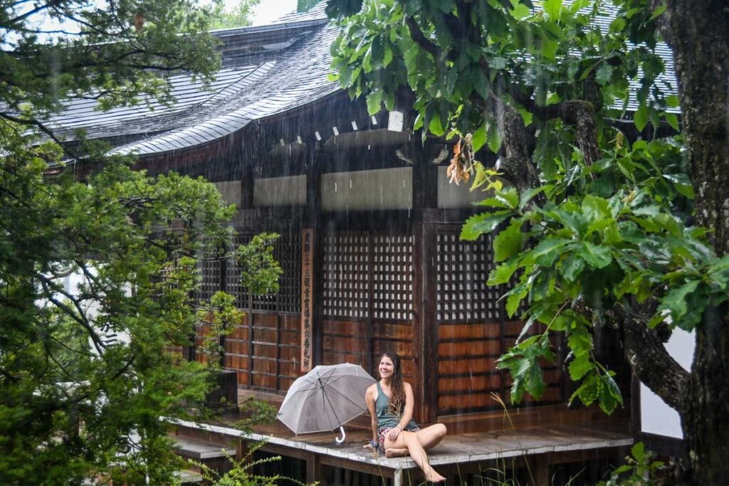 Summer rain in Japan