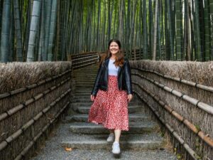 What to wear in Japan bamboo grove
