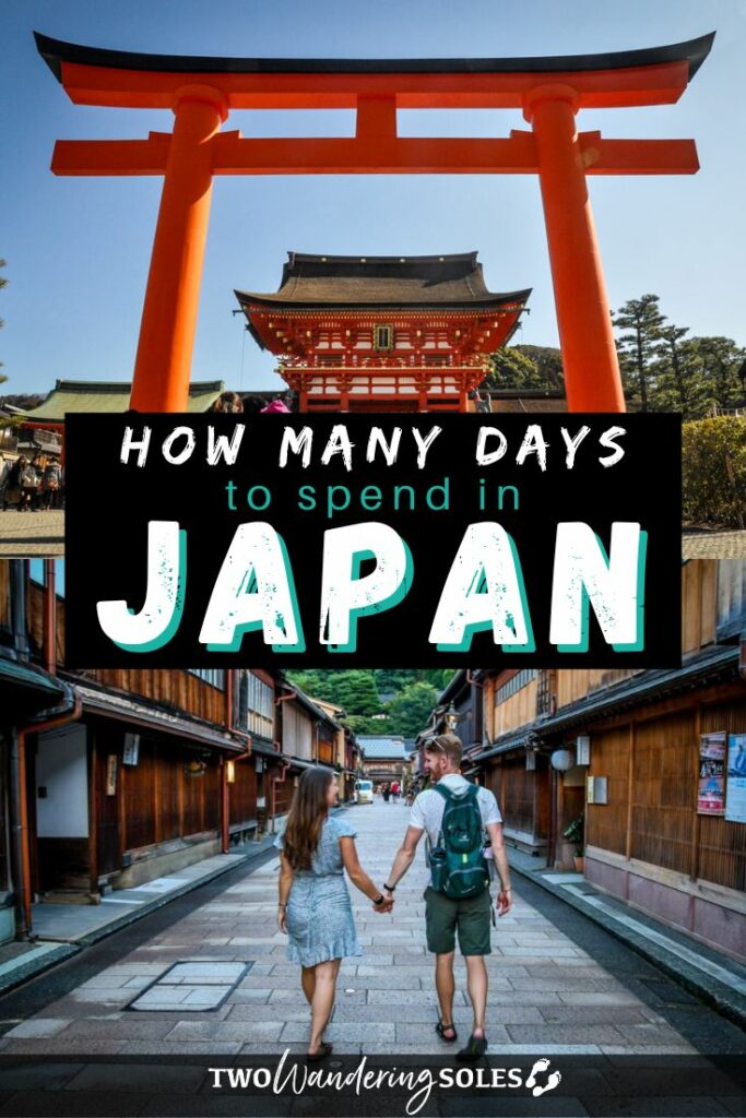 How many days in Japan (Pin D)